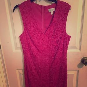 Pink sleeveless dress